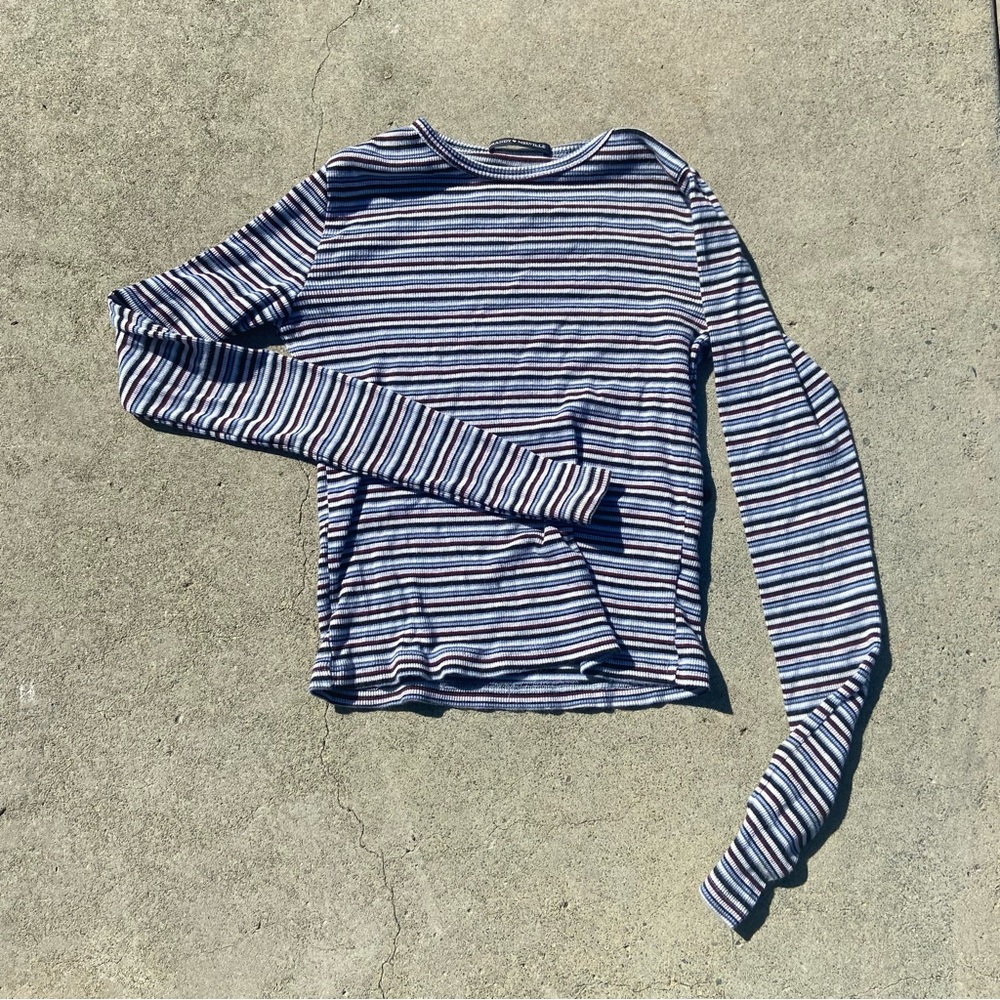 Striped long sleeve brandy Melville
